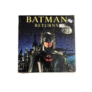 Batman Returns 1993 Calendar With Gotham City Background